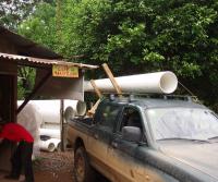 Primera siembra de Teca y Caoba en Finca Totobe