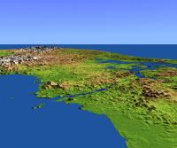 Satellite maps of Costa Rica